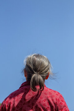 the back of a person