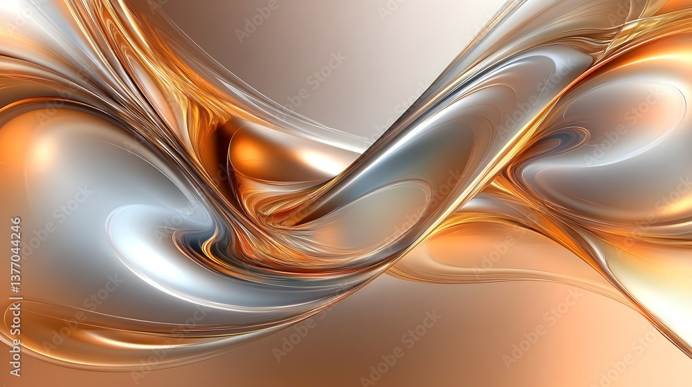 Poster metallic abstract background showcasing a unique texture and design that evokes a sense of modern ar