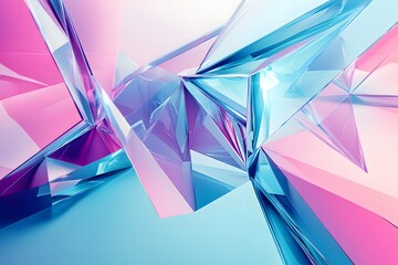 Abstract blue, mint and pink background with interlaced digital glitch and distortion effect. Futuristic cyberpunk design. Retro futurism, webpunk, rave 80s 90s cyberpunk aesthetic techno neon colors 