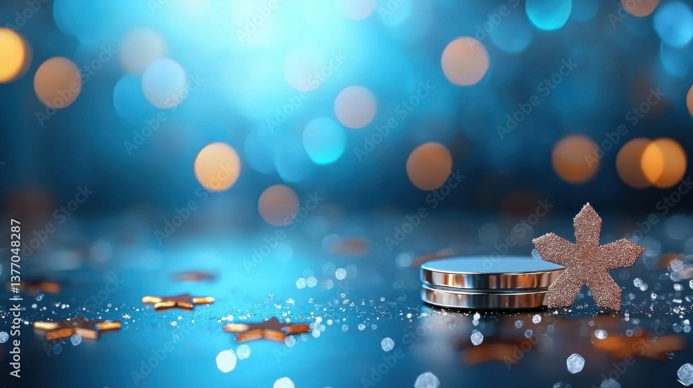 Poster a mesmerizing and ethereal digital background featuring a dark, moody gradient with soft, shimmering