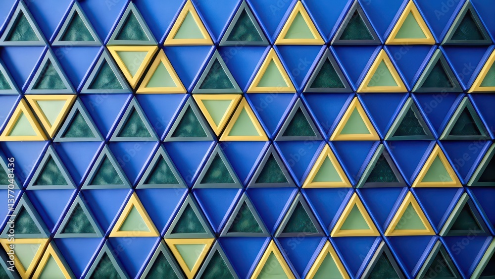 Poster abstract geometric triangle pattern background