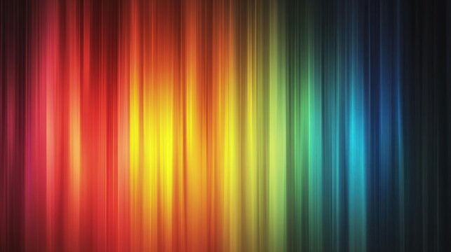 Vibrant vertical stripes of rainbow hues, blurred, abstract background