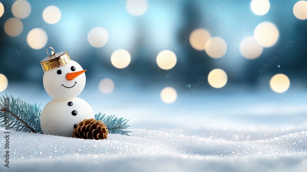 Poster a serene and ethereal background featuring a mesmerizing display of frosty, shimmering blue hues, cr