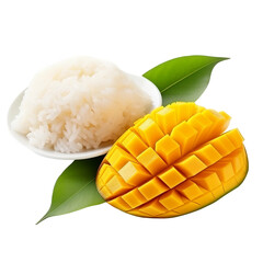 Fototapeta premium mango on a plate