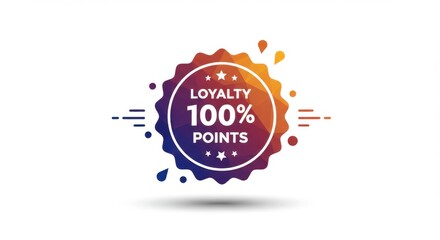 E-commerce Loyalty Badge with Stars