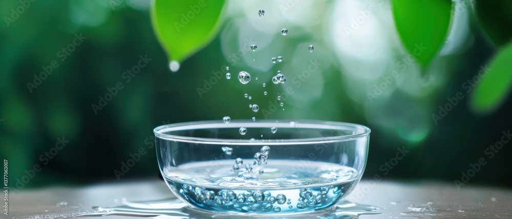 Poster precise, high-speed capture of an automated pipette releasing a tiny, transparent liquid droplet in 