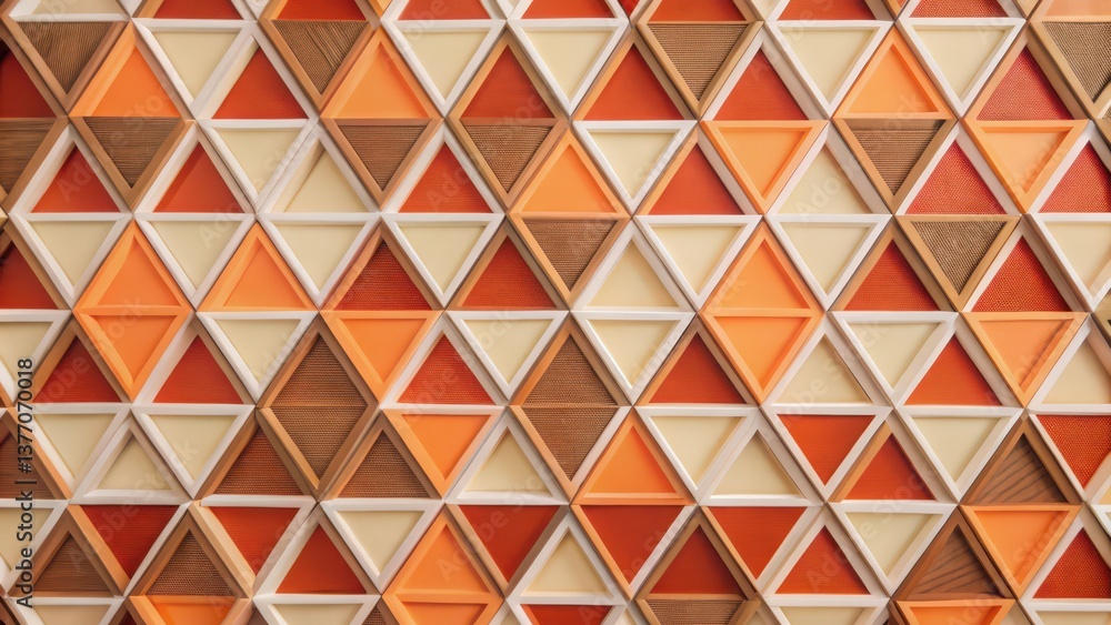 Poster abstract geometric triangle pattern background