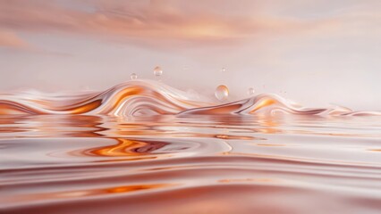 Abstract Water Ripple Background