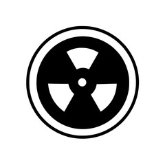Fototapeta premium radiation warning sign