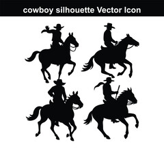 Silhouette of a horse and rider racing in a western equestrian style.
