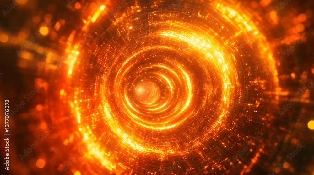 Poster intricate spiral within a spiral forming a complex abstract design that evokes curiosity and depth o
