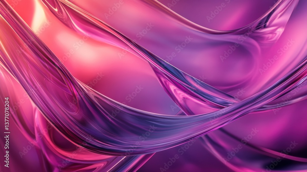 Poster modern abstract background with overlapping translucent shapes