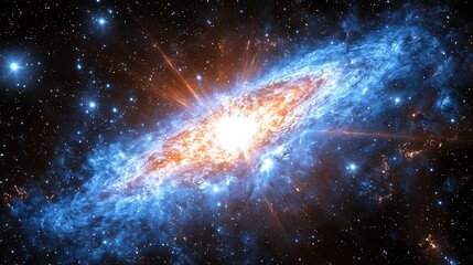 Cosmic Explosion Nebula Space Background