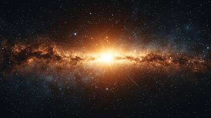 Fototapeta premium Cosmic Galaxy Nebula Space Exploration Background