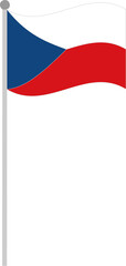 Czech Republic, flag, czech, country, nation, banner, symbol, button, icon, europe, national, waving, sign, patriotism, wind, republic, illustration, emblem, world, wave, travel, pin