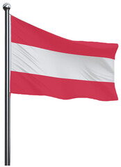 Indonesia, Republic of Indonesia, flag, symbol, isolated, country, wind, nation, waving, pin, banner, 3d, national, world, pole, national flag, white, sign, republic, emblem, travel, red