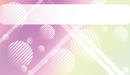 Colorful Gradient Background with Line, Circle. For Web, Presentations And Prints. Vector Illustration.
