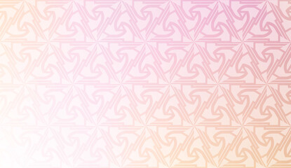 Design pattern with abstract modern ornament. Triangles style. Vector illustration. Gradient color
