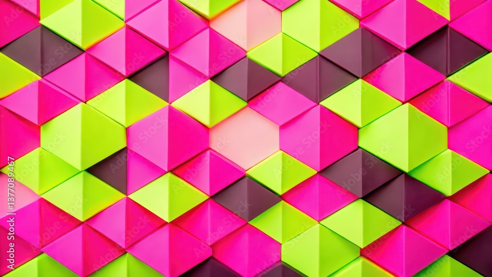Poster abstract geometric background with triangular shapes