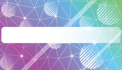 Decorative pattern with triangles, line, circle, space for text style. For your home interior wallpaper, fashion print. Vector illustration. Abstract Gradient Soft Colorful Background.