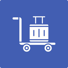 Luggage Cart Icon