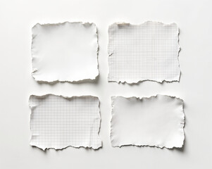 Obraz premium blank sticky notes on a white wall. Useful for office, business, organization, planning, reminder, messaging, brainstorming concepts.