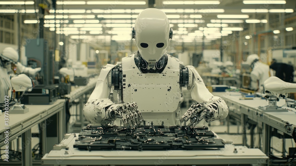 Poster advanced robotics in modern manufacturing: a glimpse into the future of automation