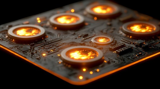 A vibrant 3D render of a glowing cityscape symbolizing economic prosperity and innovation.