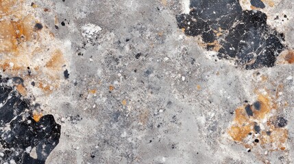 Abstract stone texture with varied colors.  Gray, black, and ochre tones create a mottled, uneven surface