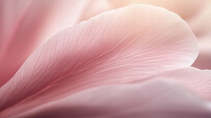 Delicate Soft Petal Texture With Subtle Pink Color Hues