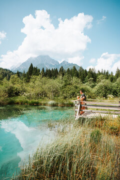 Zelenci Nature Reserve in Slovenia