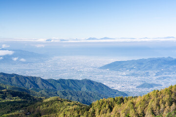 山梨県甲州市　秋の大菩薩嶺