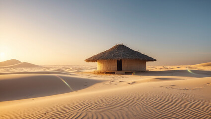 Obraz premium sunrise in the desert