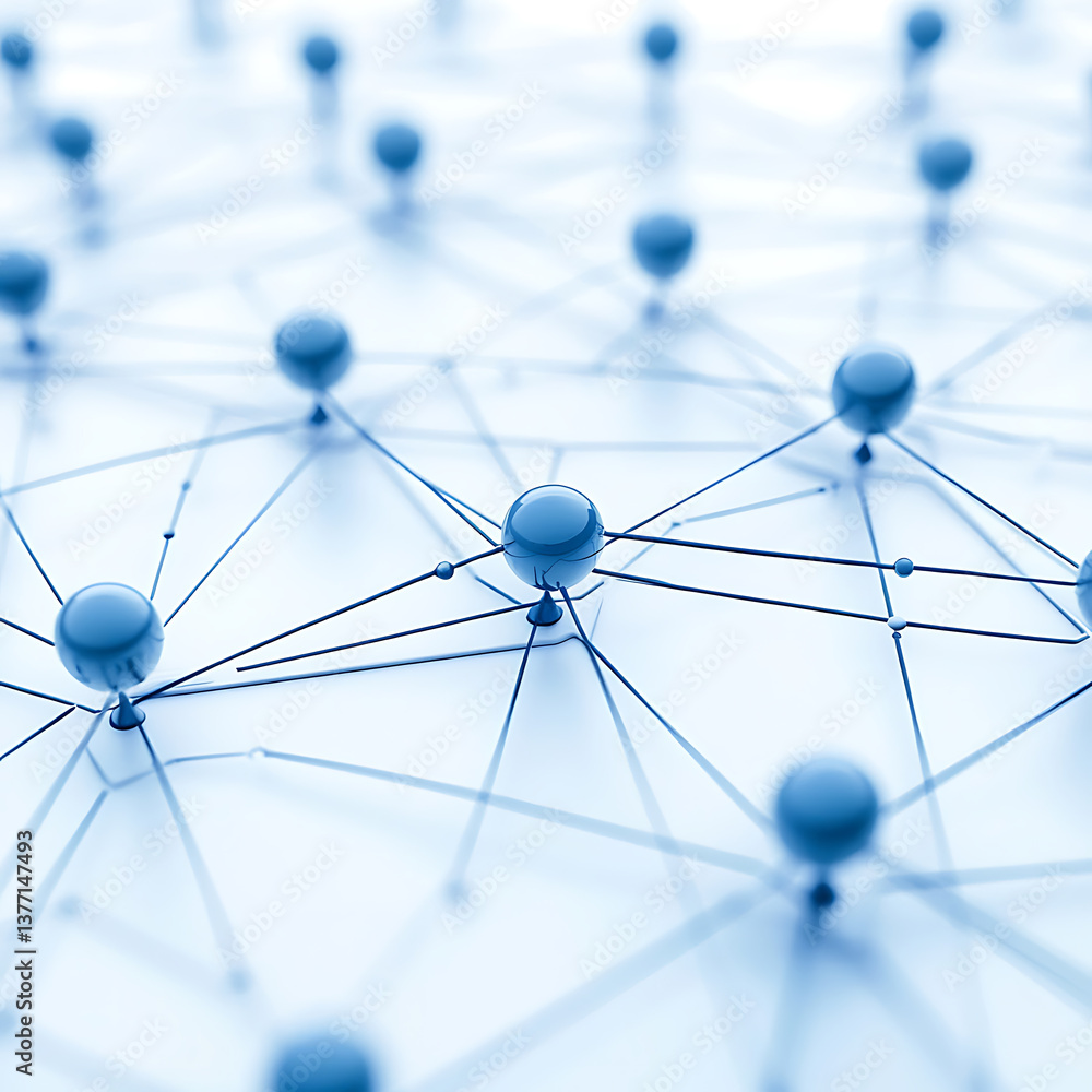 Poster networking event of innovative technology concepts digital space graphic visualization abstract envi