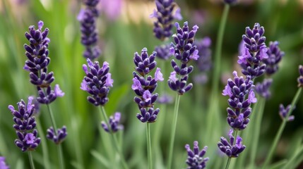 Obraz premium Beautiful Lavender House Plant in a Pot