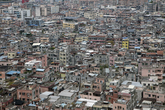 Dense residential buildings