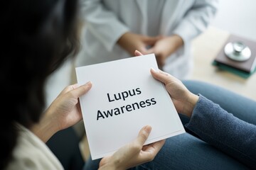 Educational Pamphlet on Lupus Awareness in Doctor's Office Setting