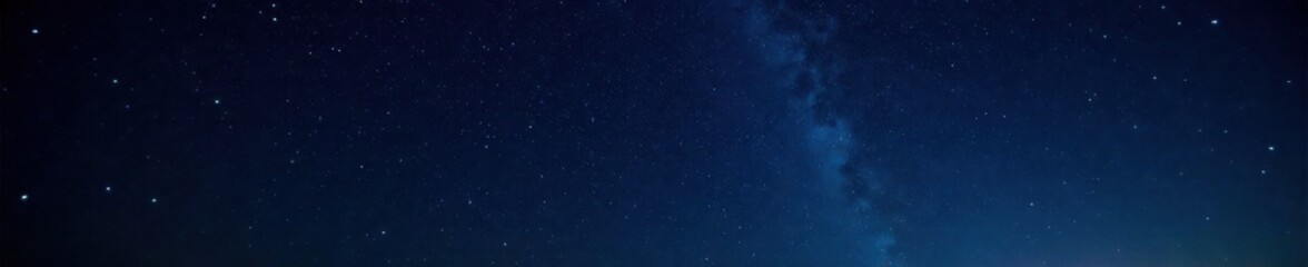 Obraz premium starry night sky with twinkling stars on black background, celestial bodies, space