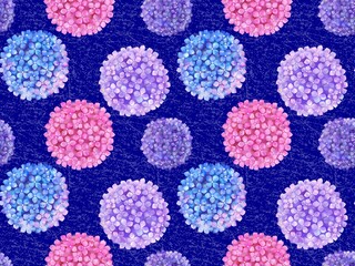 アジサイの背景　E-6'