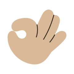 Okey hand sign