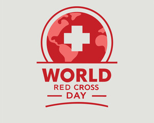 Obraz premium Celebrating World Red Cross Day: Symbol of Global Humanitarian Support.