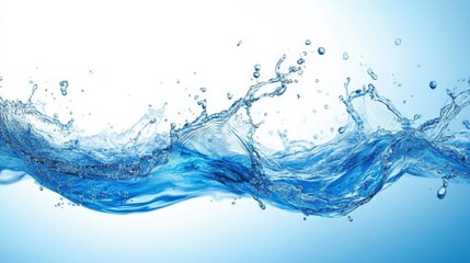 Dynamic Water Splash and Ripple Patterns