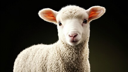 Fototapeta premium Adorable Lamb Portrait