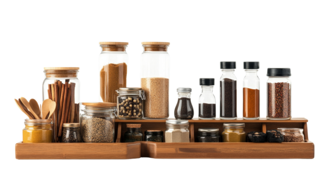 Kitchen knives and cutting board, Transparent background, PNG file background,