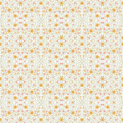Floral pattern for textile design 