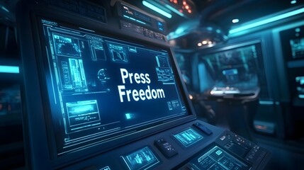Press Freedom Cockpit Display