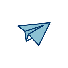 Plane icon vector isolated on white background. Aeroplane vector icon. Flight transport symbol. Travel element illustration. Holiday symbol. Airplane