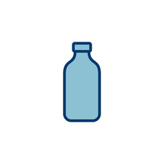 Bottle icon vector isolated on white background. Bottle vector icon