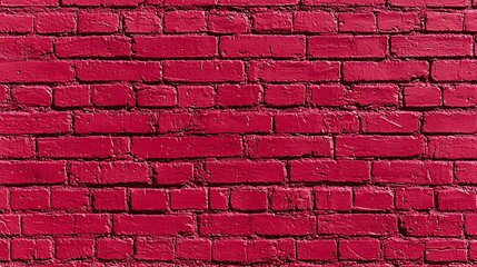 Crimson Red Brick Wall Texture Background