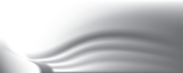 Abstract white and gray gradient background. Vector illustration.